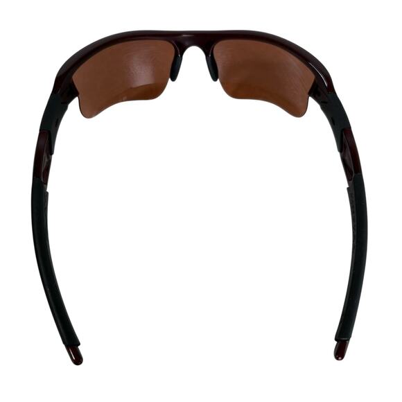 Oakley Half Jacket Sunglasses Brown Frame Bronze Lens Sports Wrap Men’s Polarize - Picture 5 of 10